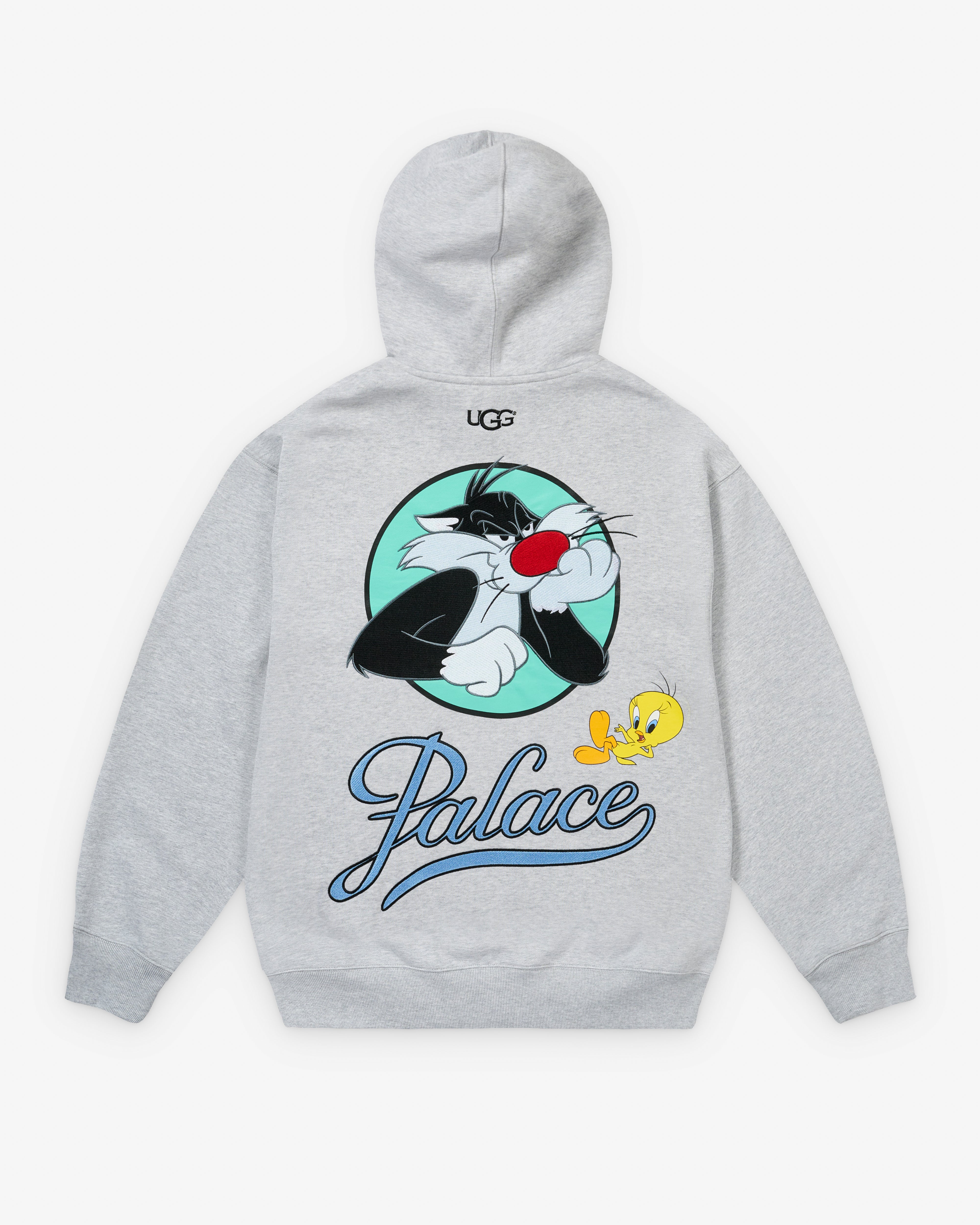 トップス PALACE UGG LOONEY TUNES HOOD GREY MARL Palace: Ugg Looney Tunes Hood (Grey Marl) | DSML E-SHOP