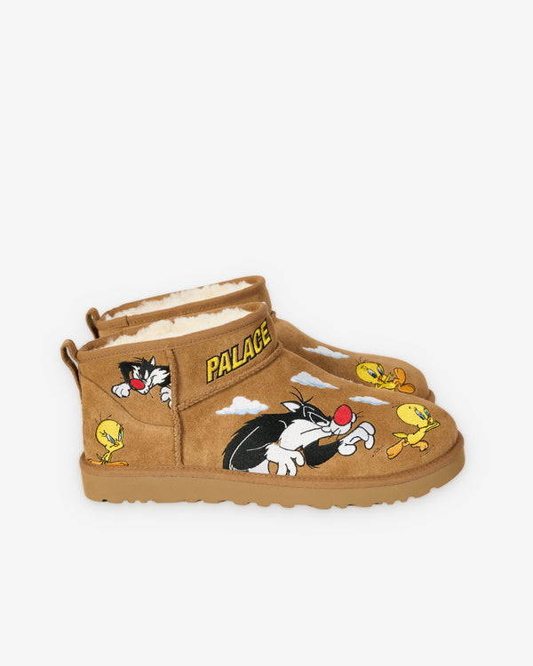 Palace - Ugg Looney Tunes Ultra Mini Boot - (Chestnut)