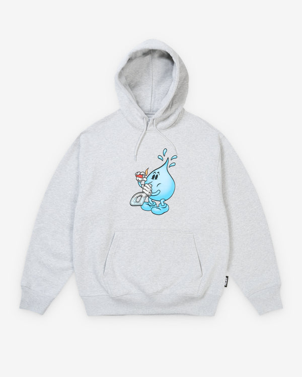 Palace - Men's Palace World Industries Hoodie - (Grey Marl)