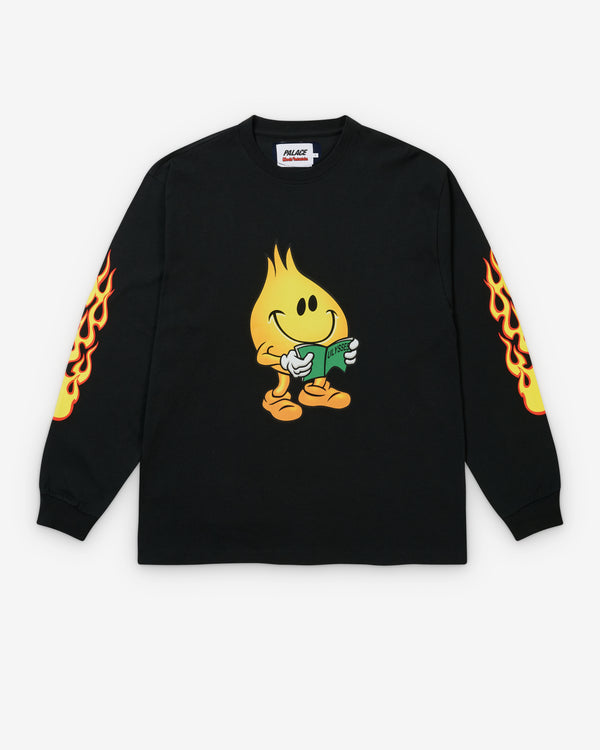 Palace - Men's Palace World Industries Long Sleeve - (Black)