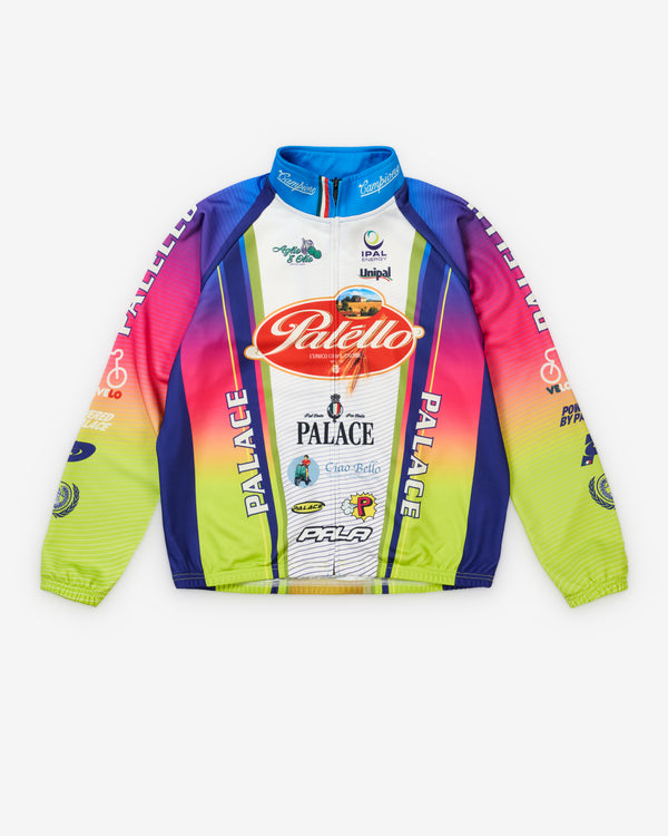 Palace - Men's Palello Cycling Zip Jacket - (Rainbow)
