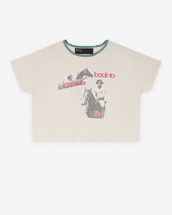 Paly - Men's Back To Life Ringer Tee - (White)