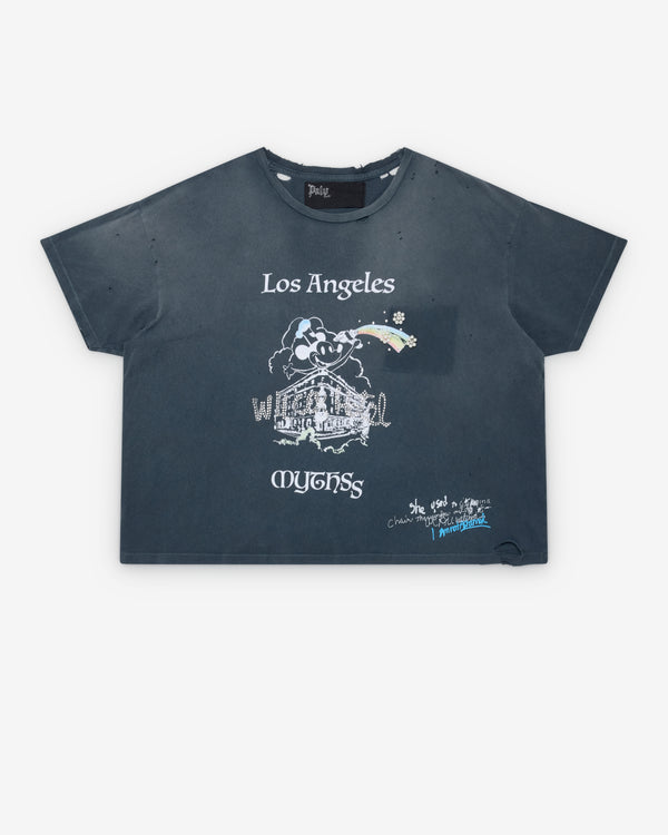 Paly - Men's Mythss Tee - (Faded Black)