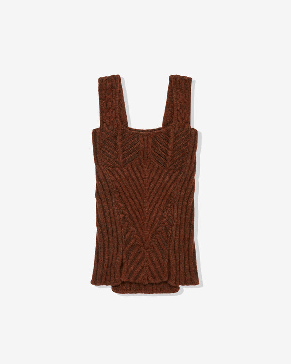 Paolina Russo - Women's Warrior Corset - (Chestnut)