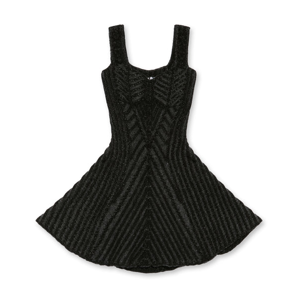 Paolina Russo - Women’s Warrior Bodice Mini Dress - (Black)