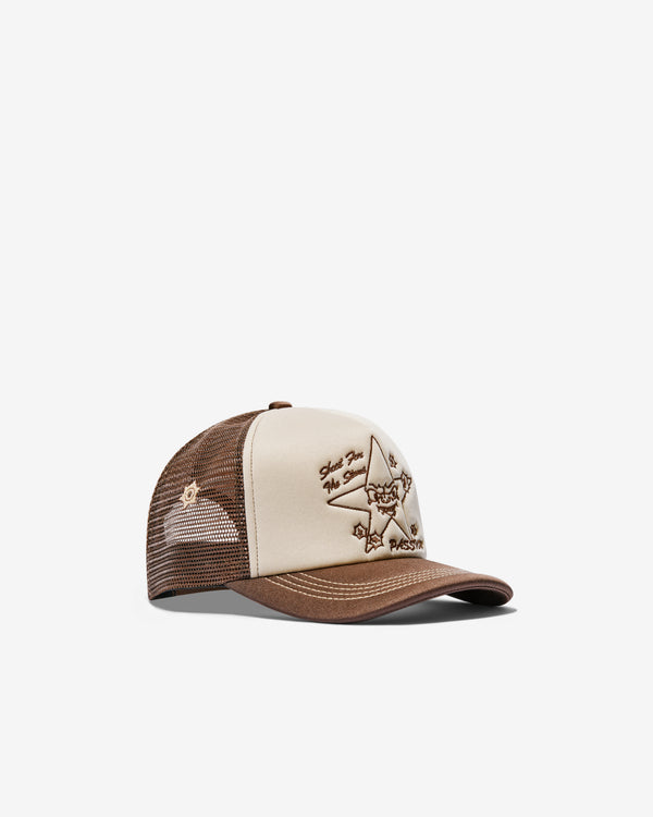 Passion - Men’s Target Practice Trucker - (Caramel)