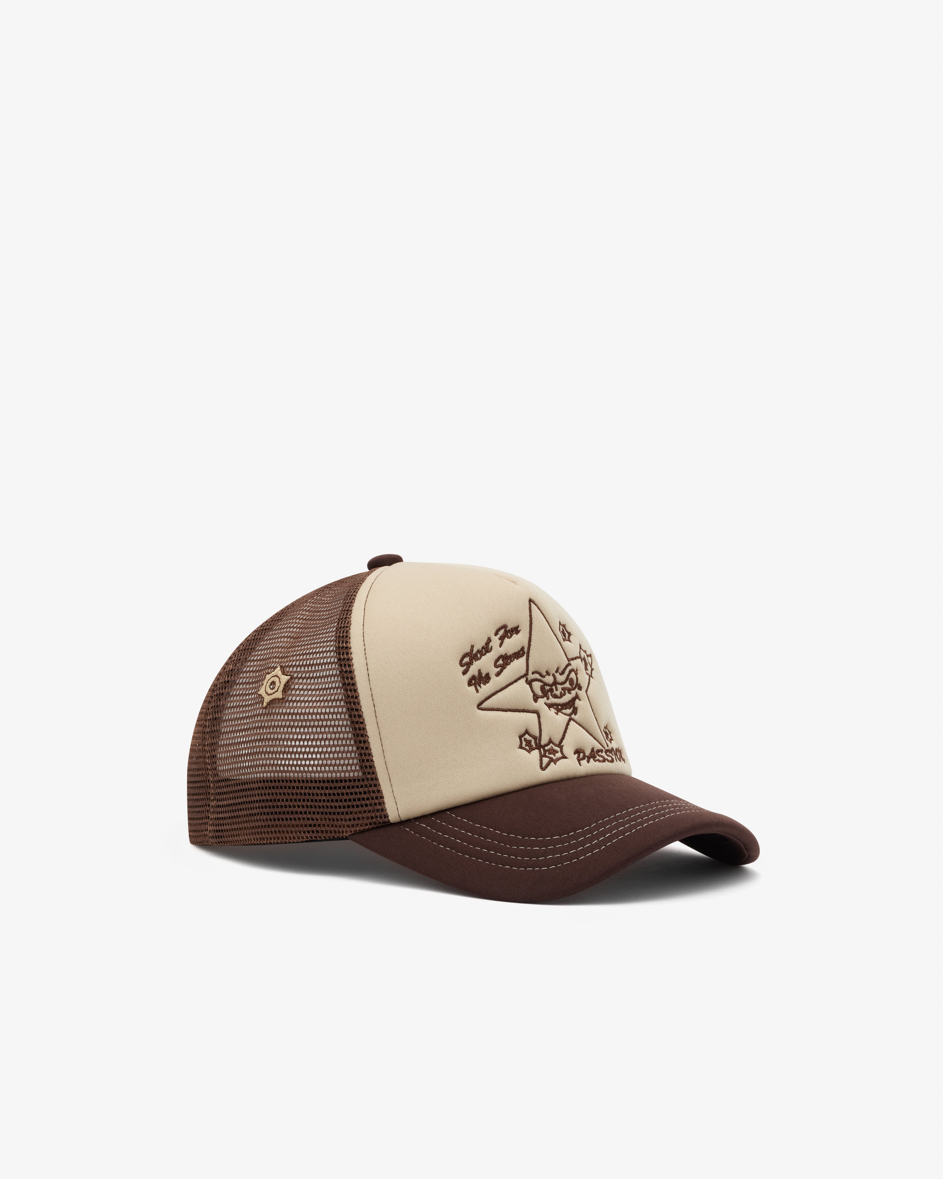 Passion: Men's Target Practice Trucker Cap (Caramel) | Dover