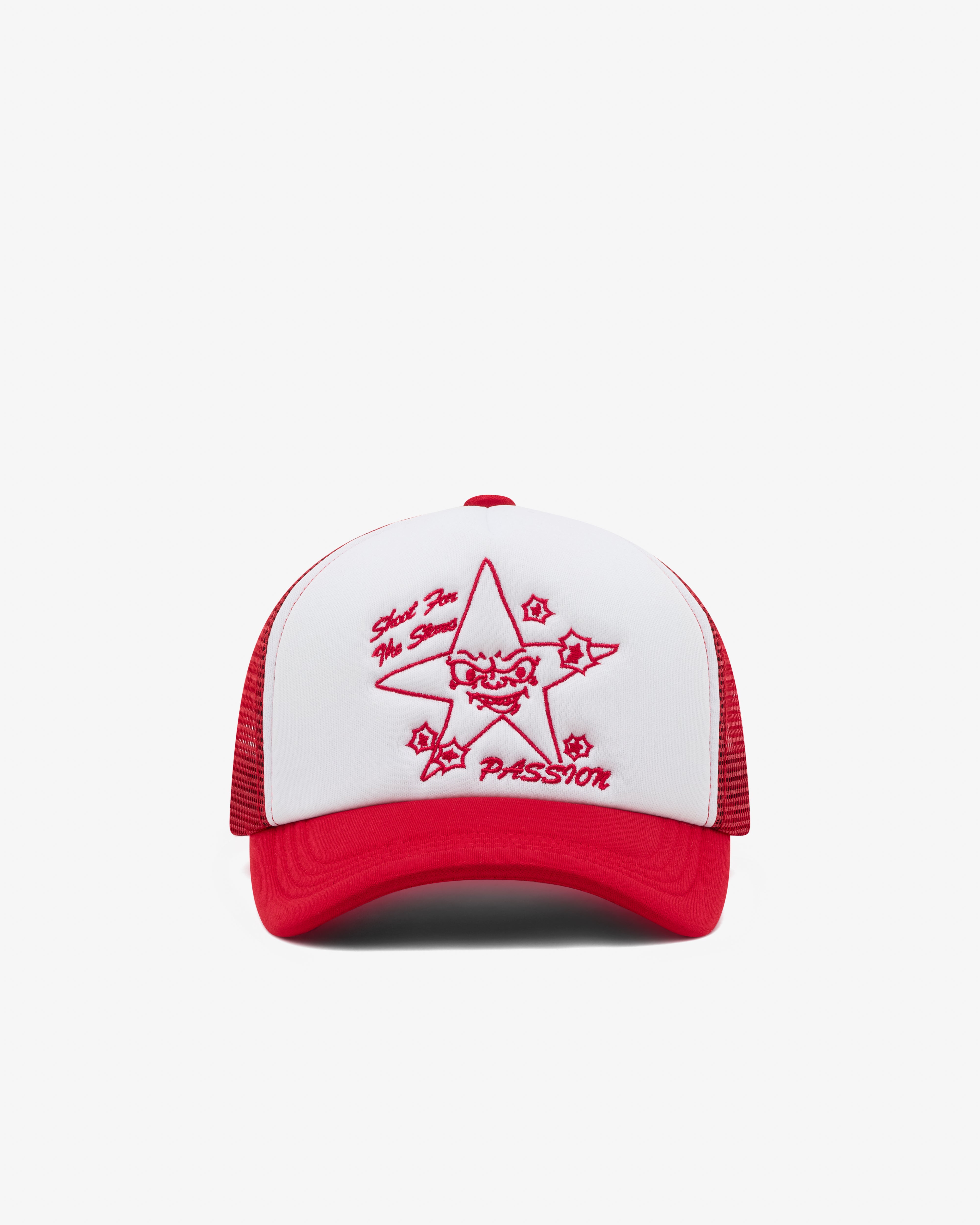 Passion: Men's Target Practice Trucker Cap (Red) | Dover Street