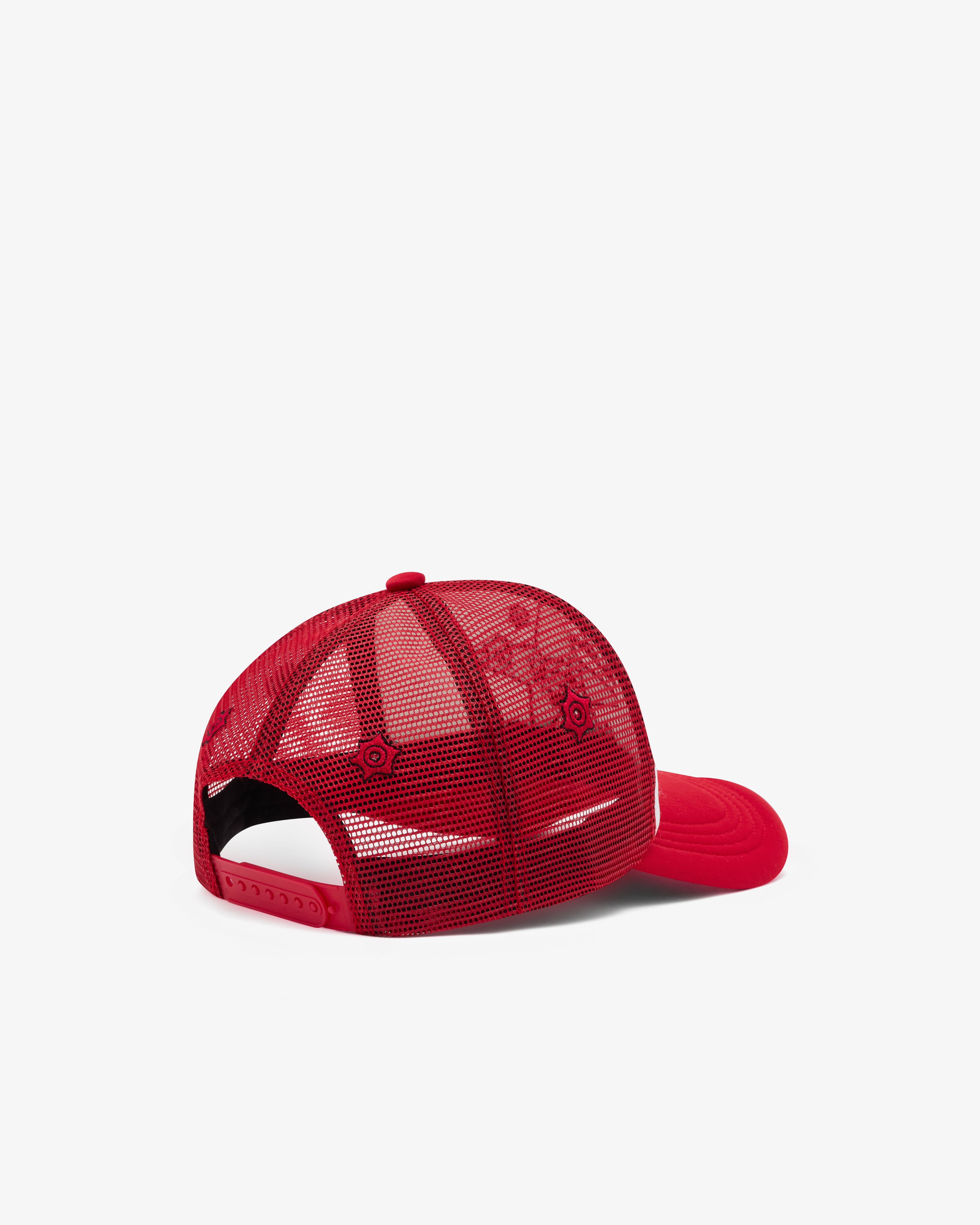 Passion: Men's Target Practice Trucker Cap (Red) | Dover Street