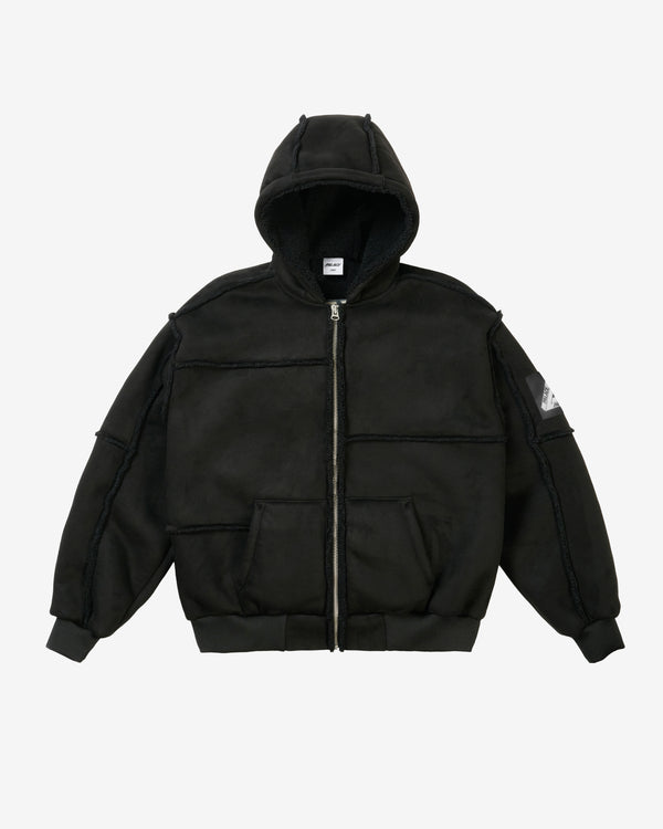 Palace - Men's Patch Me Up Shearling Jacket - (Black)