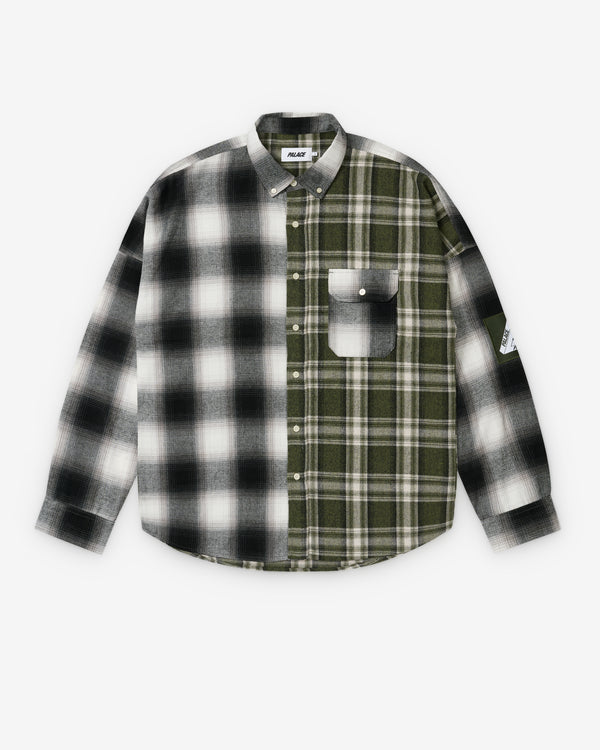 Palace - Men's Patchy Flannel Shirt - (Green)