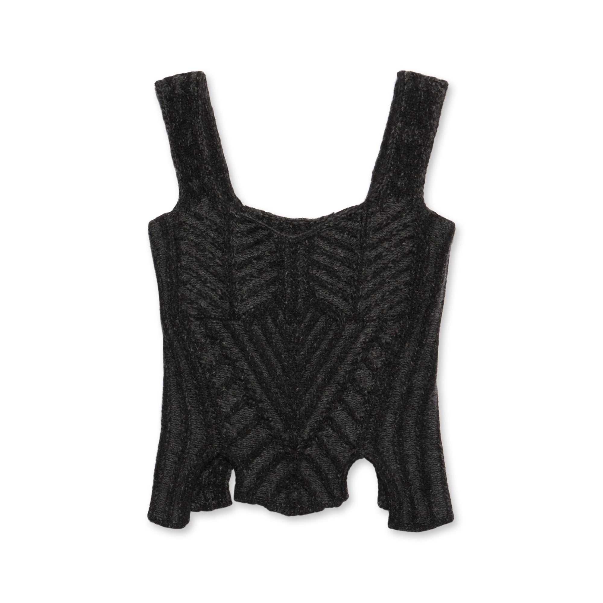 Paolina Russo - Women’s Warrior Bodice Top - (Black/Grey) view 5