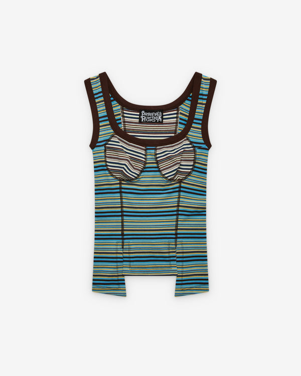 Paolina Russo - Women's Jersey Corset - (Blue)