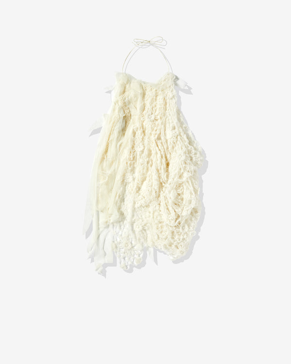 Pauline Dujancourt - Women's Nest Crochet Top - (Ivory)
