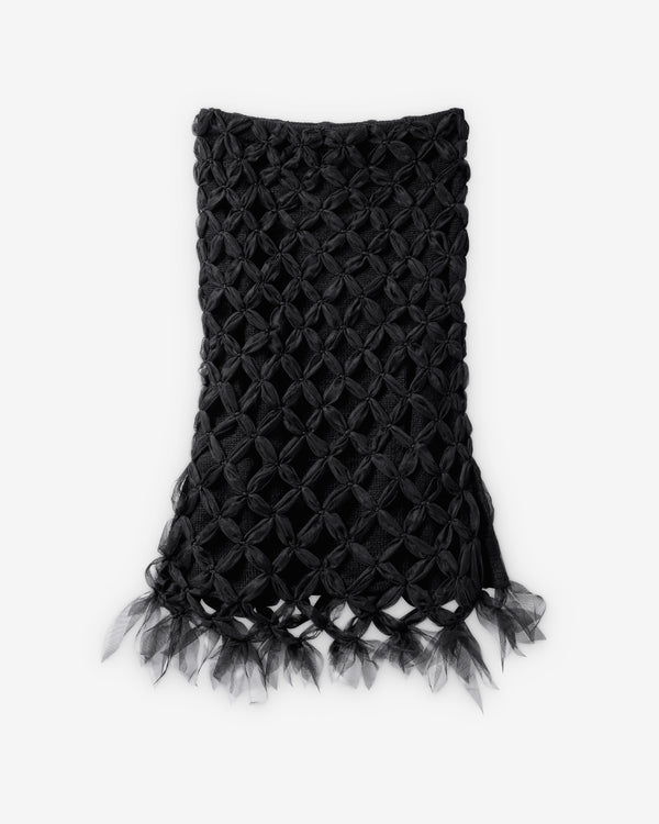 Pauline Dujancourt - Women's Alpaca Skirt - (Black)