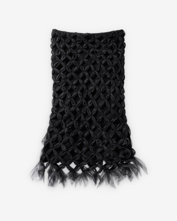 Pauline Dujancourt - Women's Alpaca Skirt - (Black)