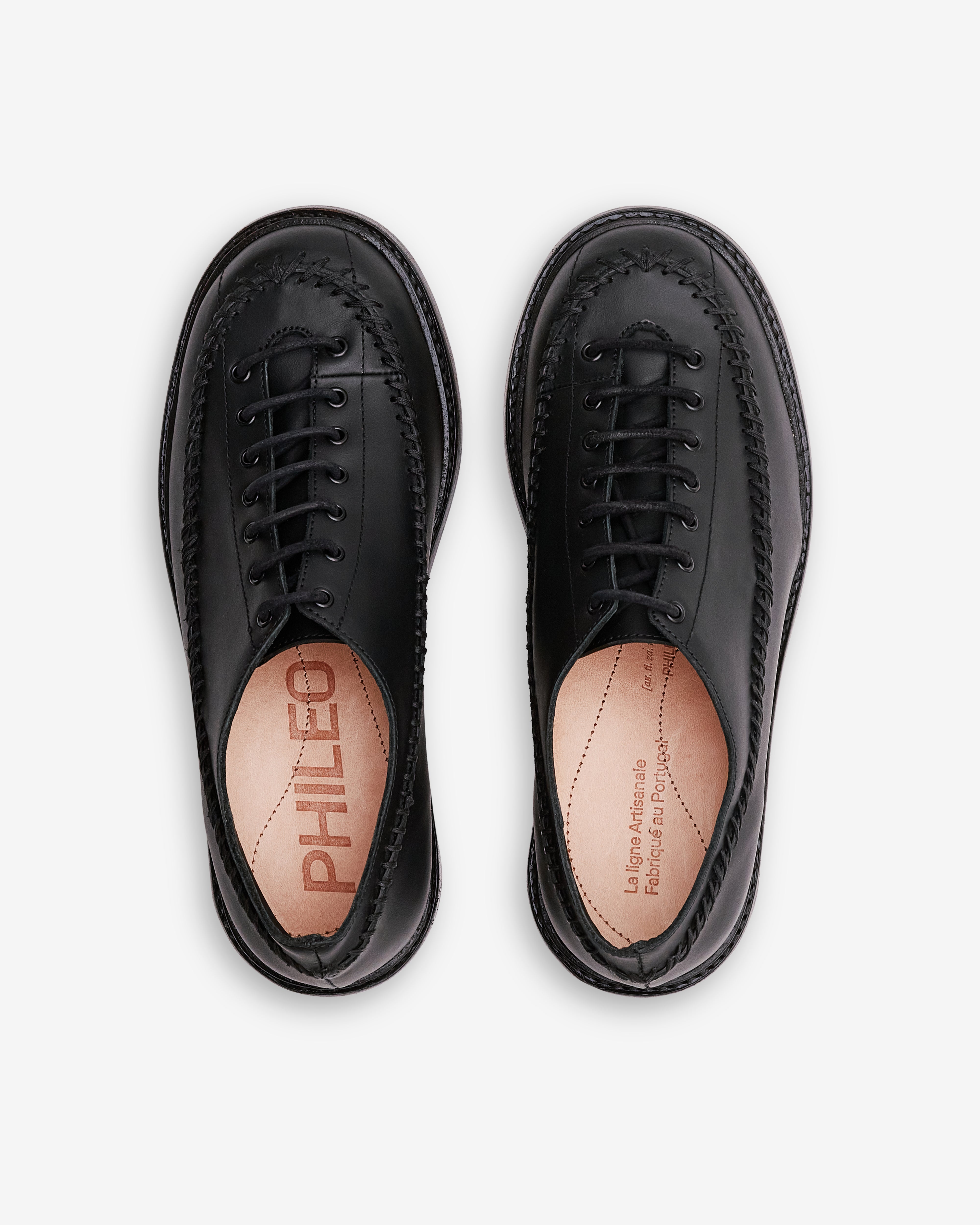 Phileo: 048A Un Leather (Black) | Dover Street Market London