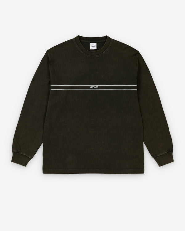 Palace - Men's Pigment Font Longsleeve - (Black)