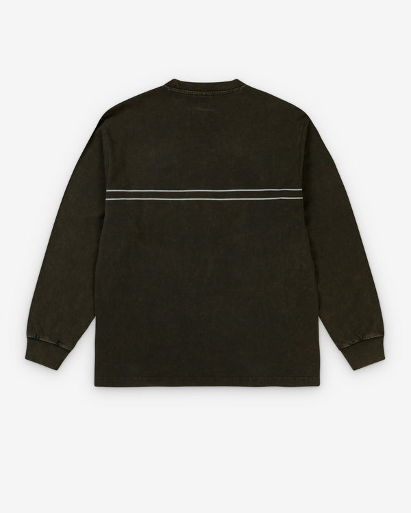 Palace - Men's Pigment Font Longsleeve - (Black)