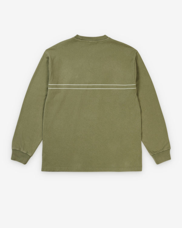 Palace - Men's Pigment Font Longsleeve - (The Deep Green)