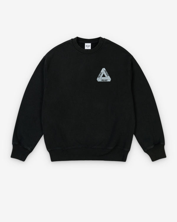 Palace - Men's Pigment Tri Crew - (Black)