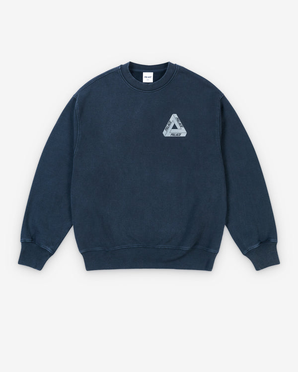Palace - Men's Pigment Tri Crew - (Navy)