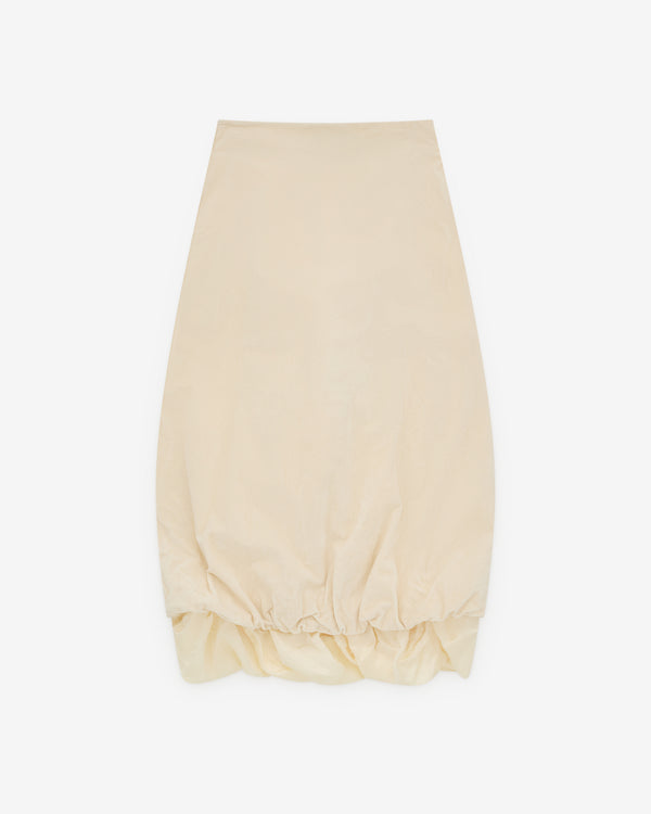 Pillings - Women’s Gathered Wrap Skirt - (Ivory)