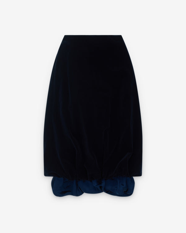 Pillings - Women’s Gathered Wrap Skirt - (Navy)
