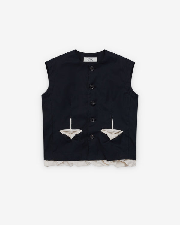 Pillings - Women's Washed Vest - (Navy)