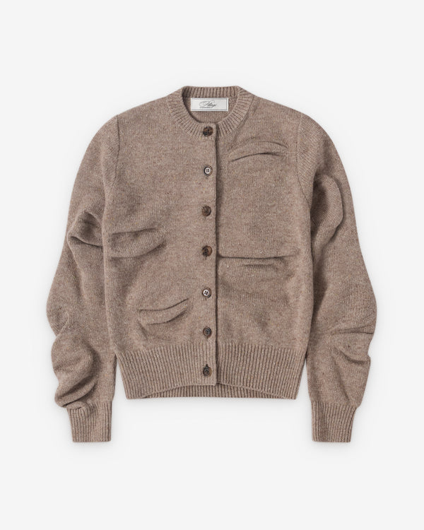 Pillings - Women's Bunched Cardigan - (Beige)