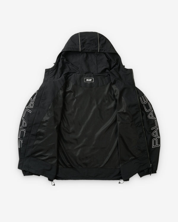 Palace - Men's Piped Shell Jacket - (Black)