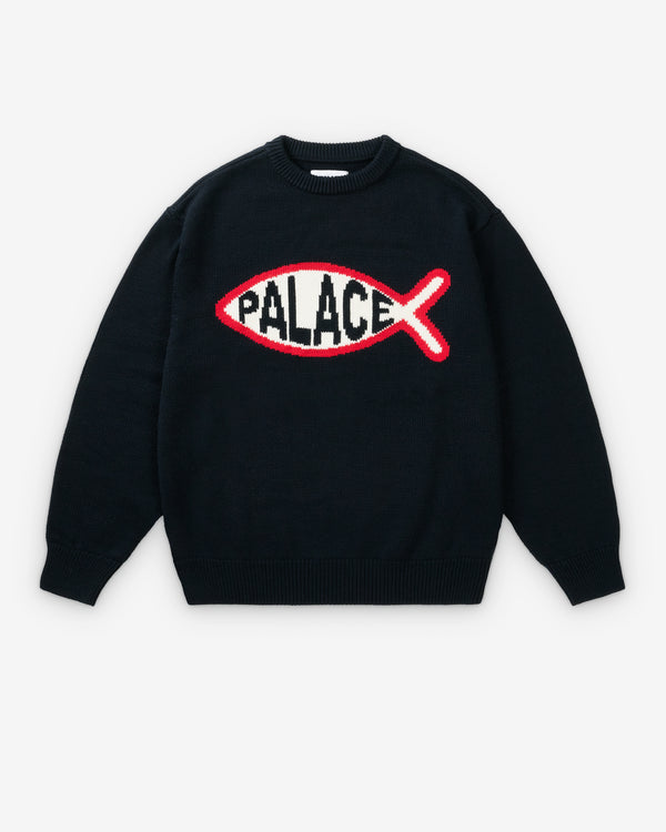 Palace - Men's Plaice Knit - (Black)
