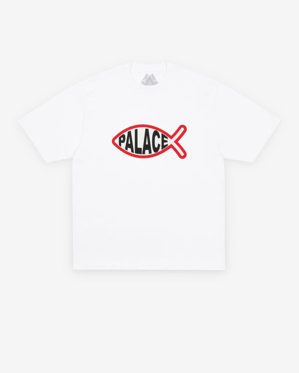 Palace - Men's Plaice T-Shirt - (Bright White)