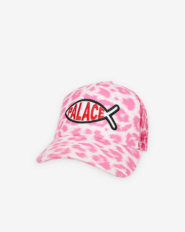 Palace - Men's Plaice Trucker - (Pink Leopard)