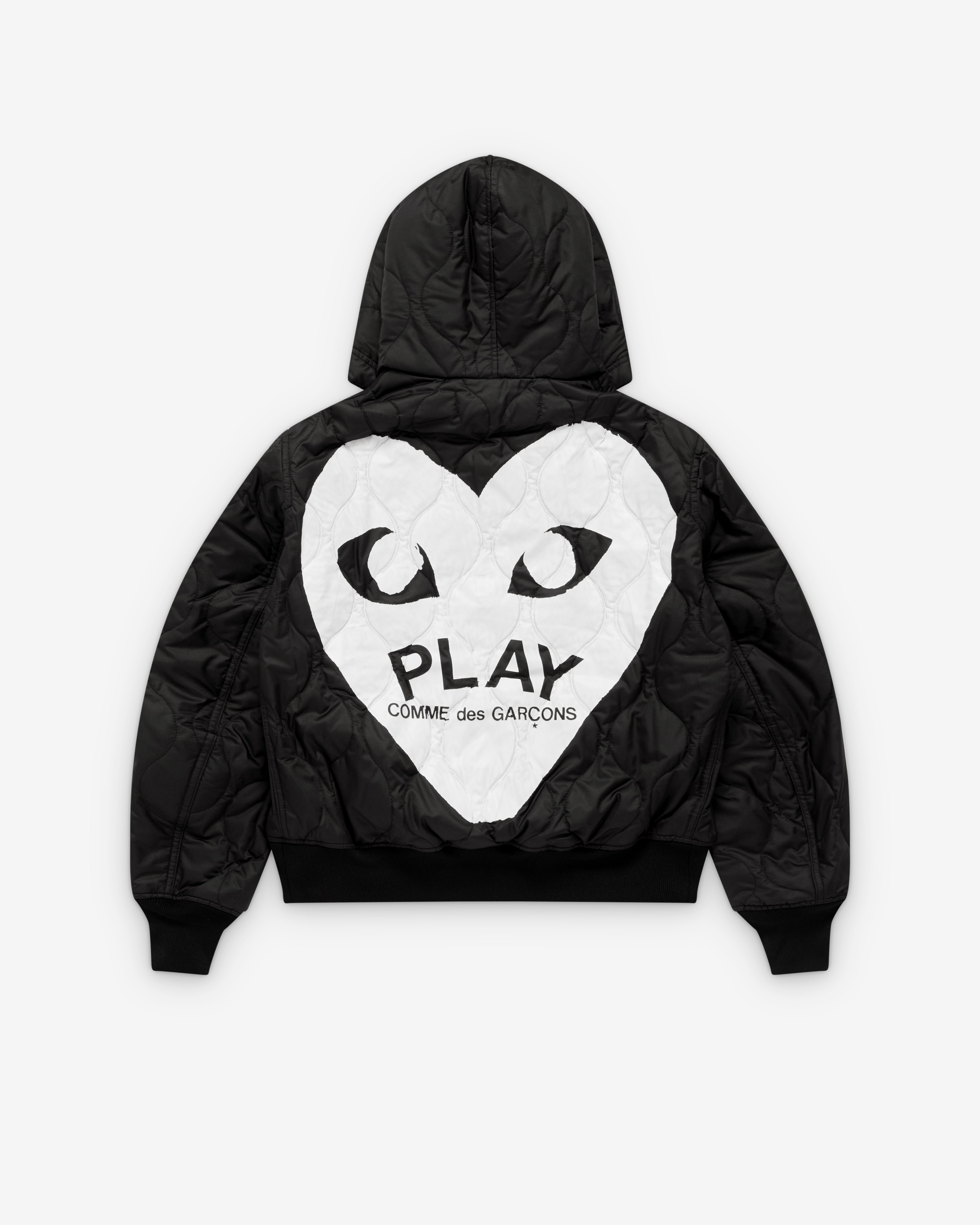 Play: Black Heart Hooded Jacket (Black) | Dover Street Market London