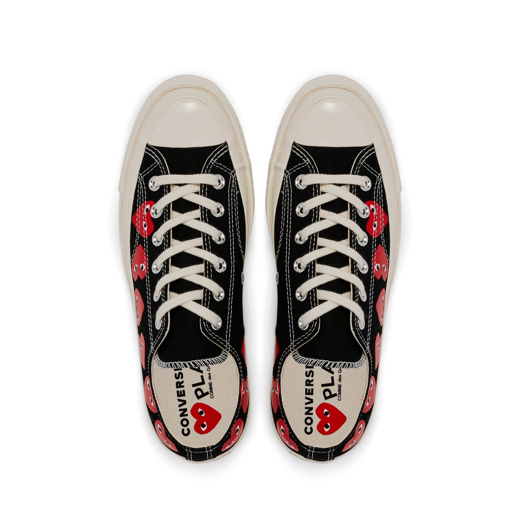 Play Converse - Multi Red Heart Chuck Taylor All Star '70 Low Sneakers - (Black) view 6