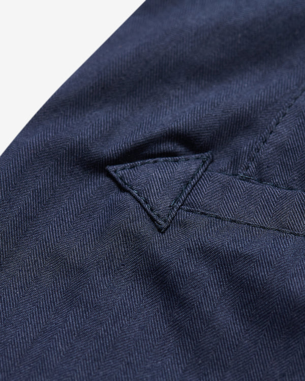 Pluto Of Saint Andrews - Men's Pleated Trouser - (Navy)