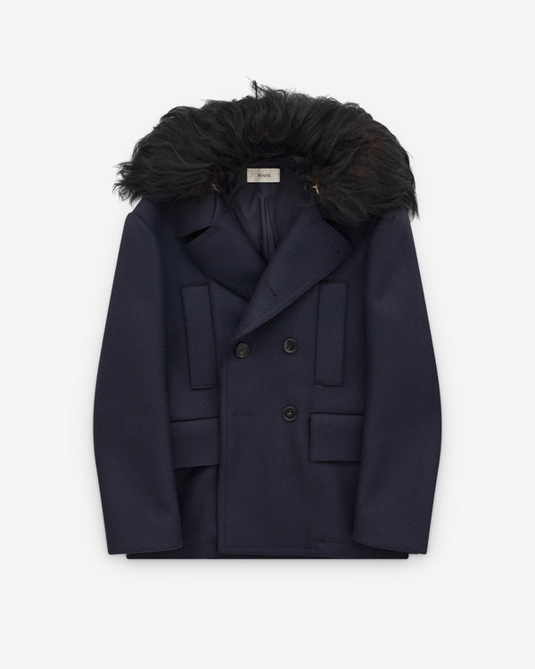 Ponte - Women's Double Breasted Peacoat - (Ink)