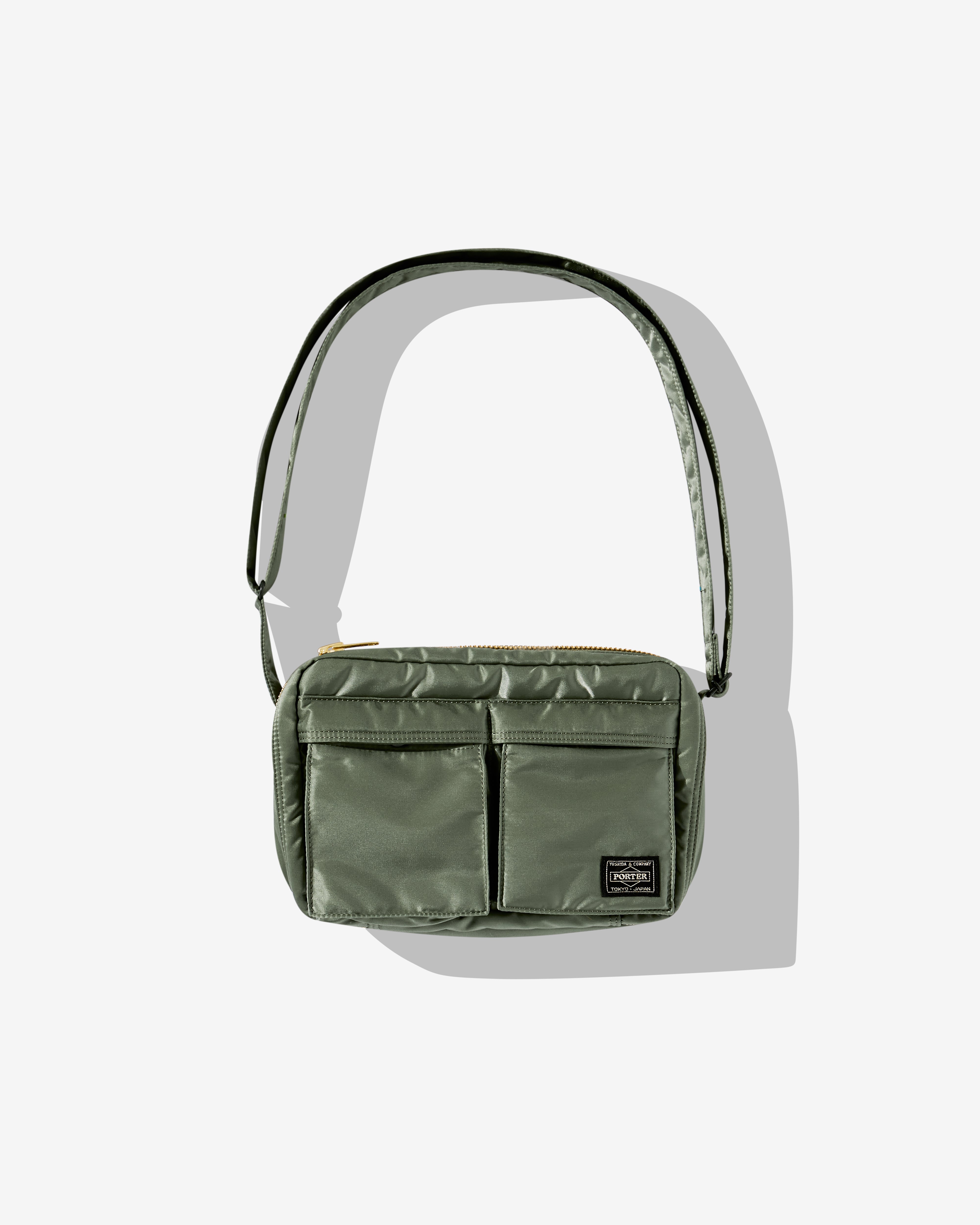 Porter-Yoshida & Co.: Tanker Shoulder Bag (S) (Sage Green) | DSML 