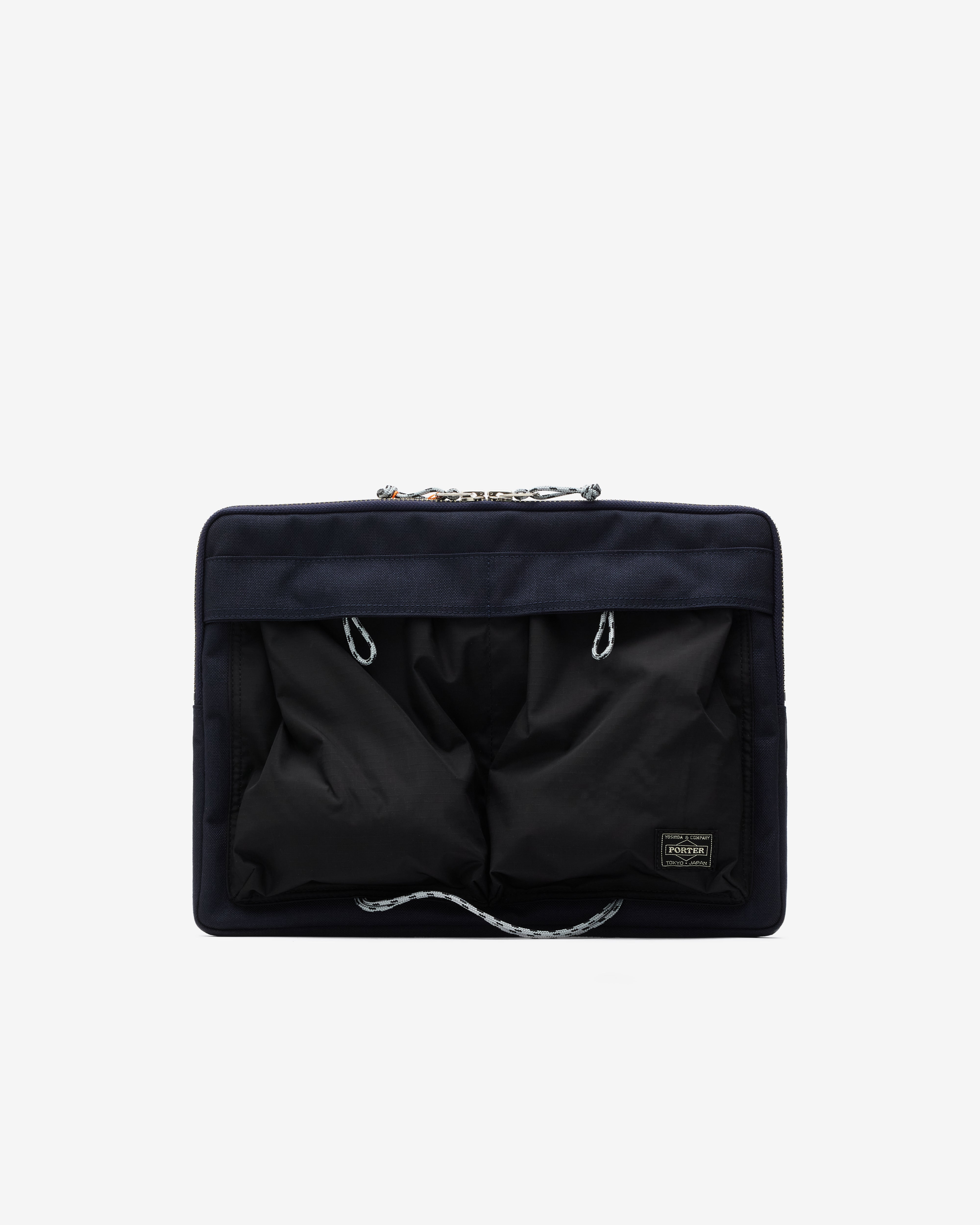 Porter: Men's Hype Document Case (Navy/Black) | Dover Street
