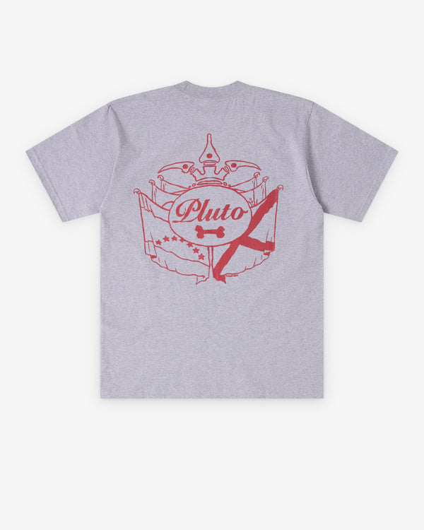 Pluto Of Saint Andrews - Men's Flag T-Shirt - (Grey)