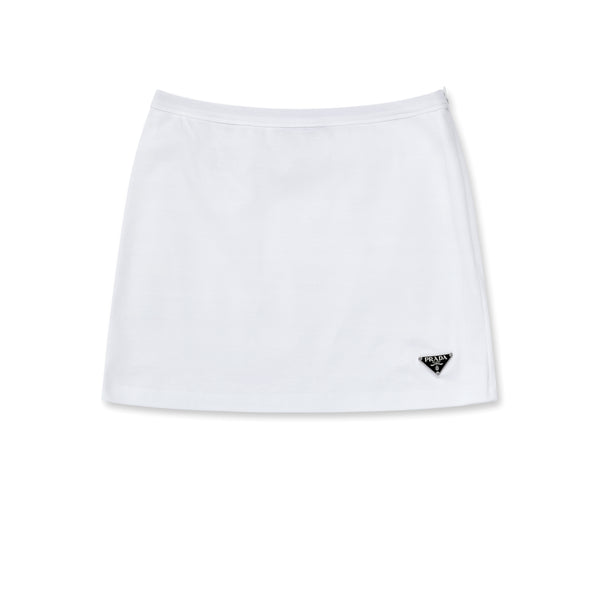 Prada - Women’s Jersey Miniskirt - (White)