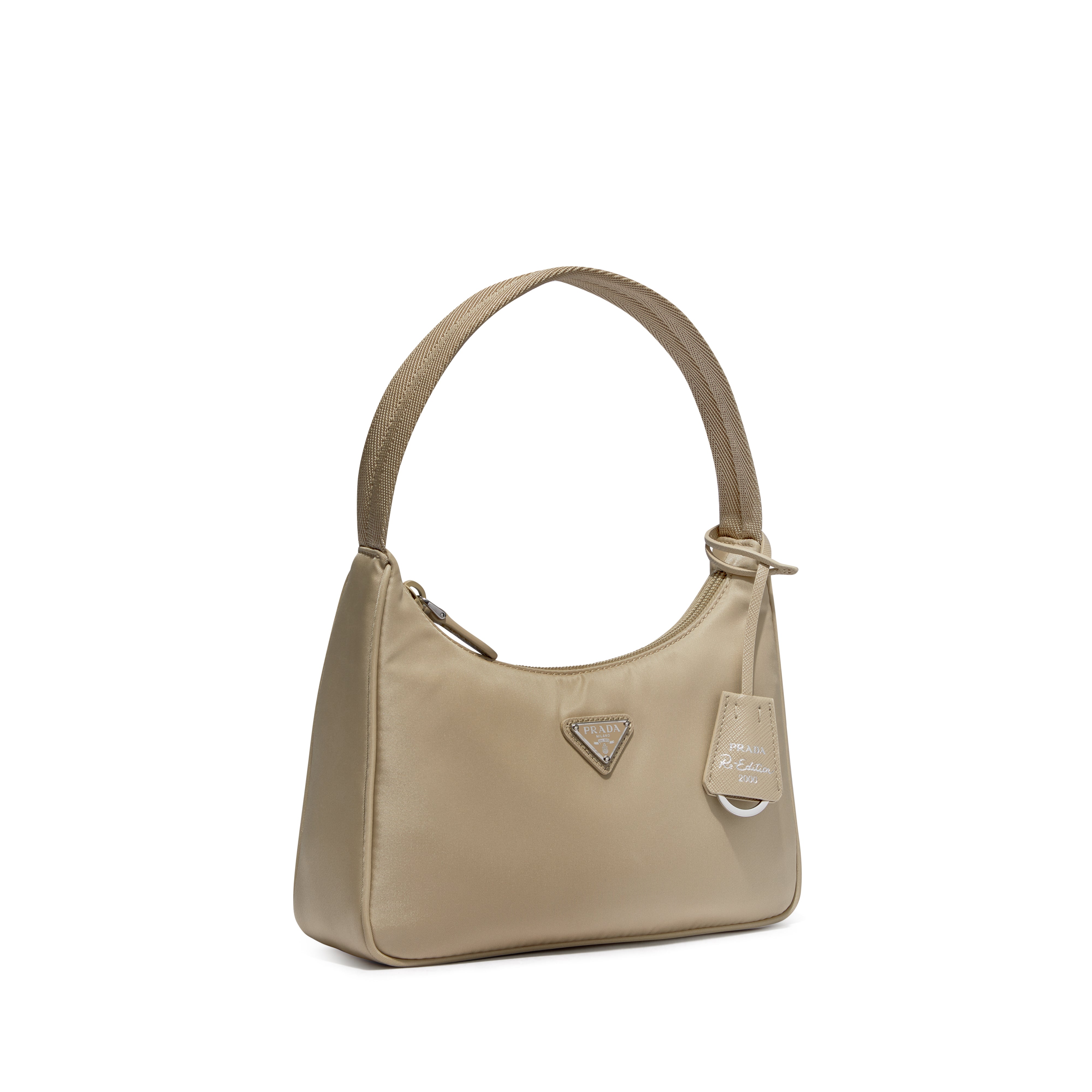 Prada Women s Re Nylon Re Edition 2000 Mini Bag Desert Beige