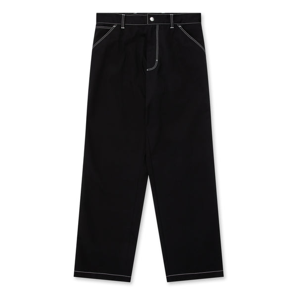 Prada - Men’s Contrast Stitch Trousers - (Black)