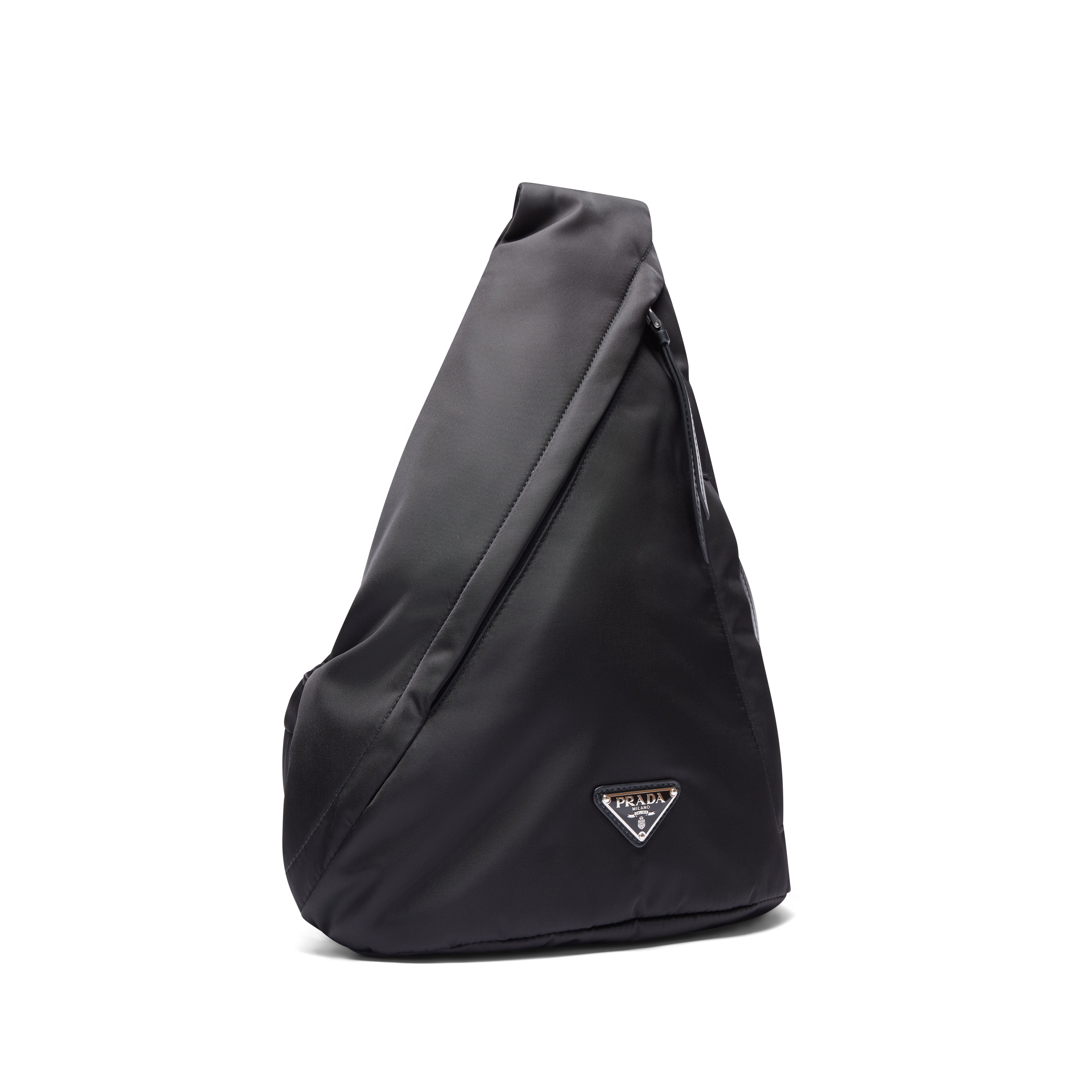 Prada Men s Re Nylon and Leather Backpack Black Dover