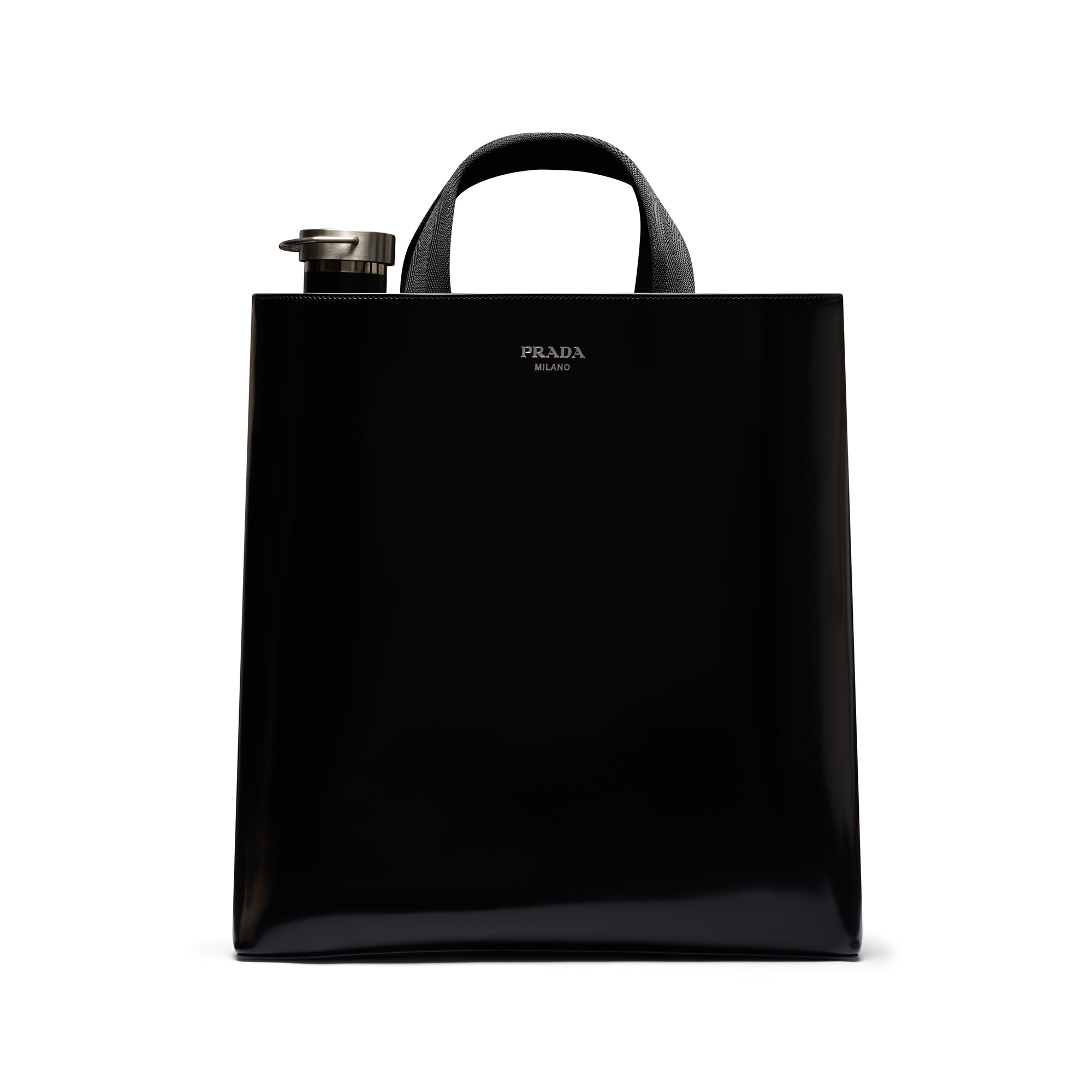 Prada - Men’s Shopping Bag with Bottle - (Black) view 1