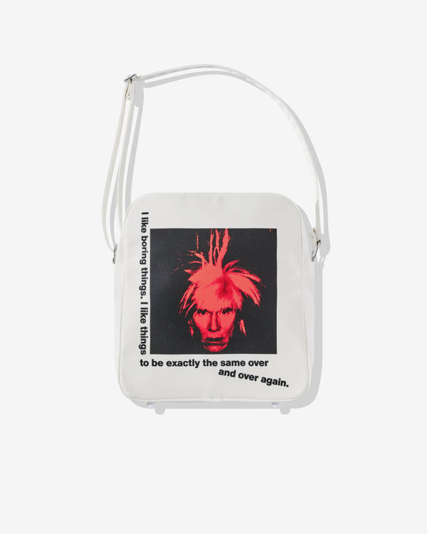 CDG Shirt - Andy Warhol Shoulder Bag - (White/Print J)