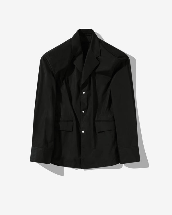 Prada - Men's Single-Breasted Cotton Jacket - (Black)
