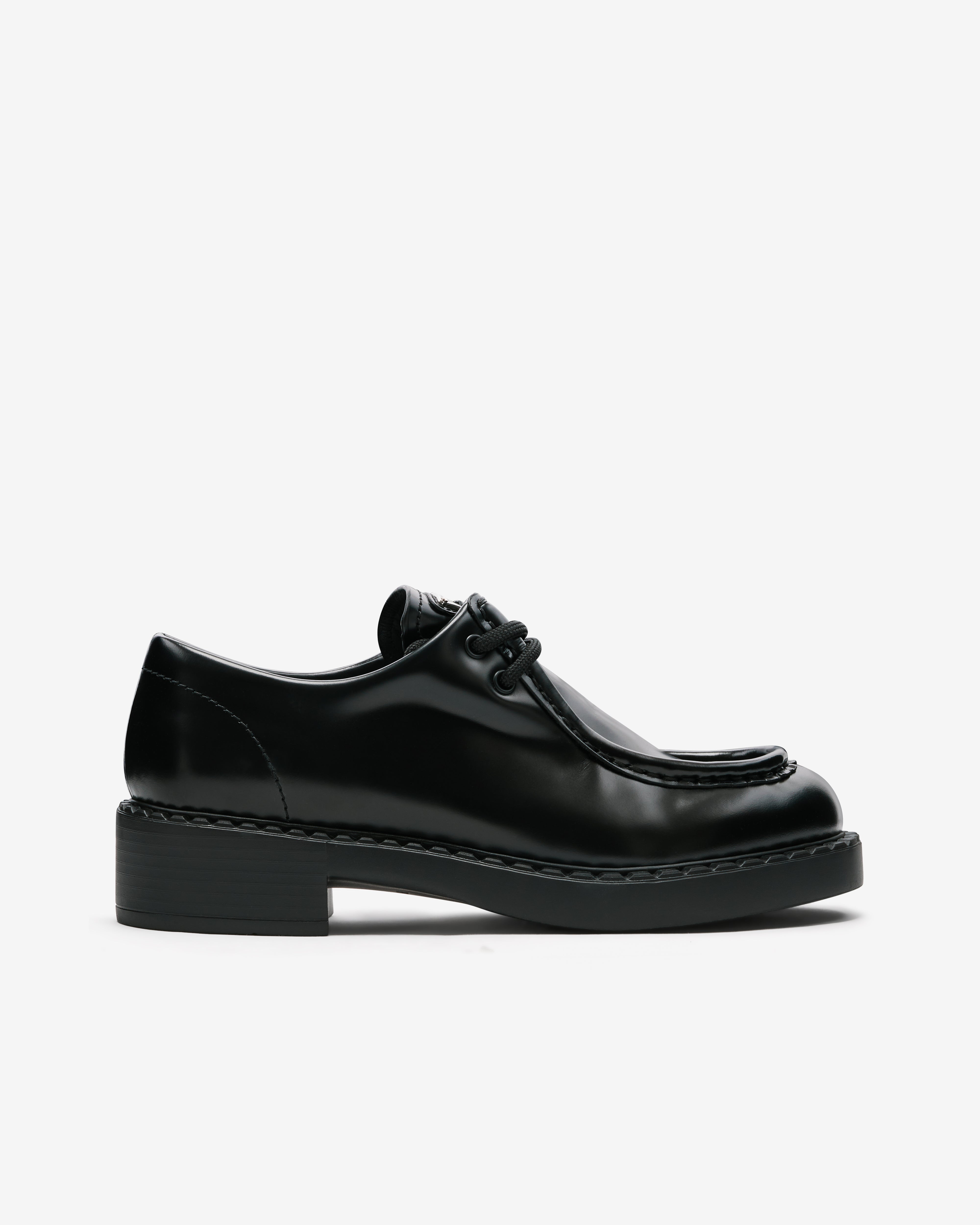 Prada black shoes sales women