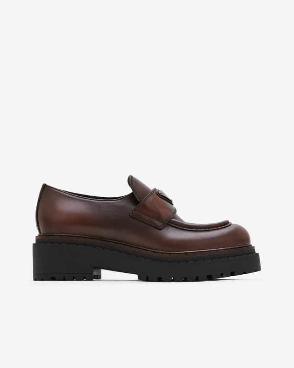 Prada - Women's Leather Loafers  - (Chocolate)